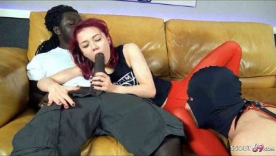 Cuckold must watch while Tiny Wife Kira Fucks a Big Black Cock