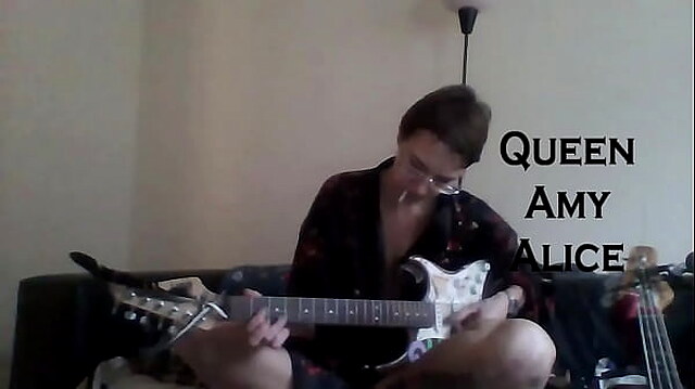 Cute Girl Strumming Beautifully